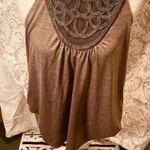 AB Studios embellished tank XL